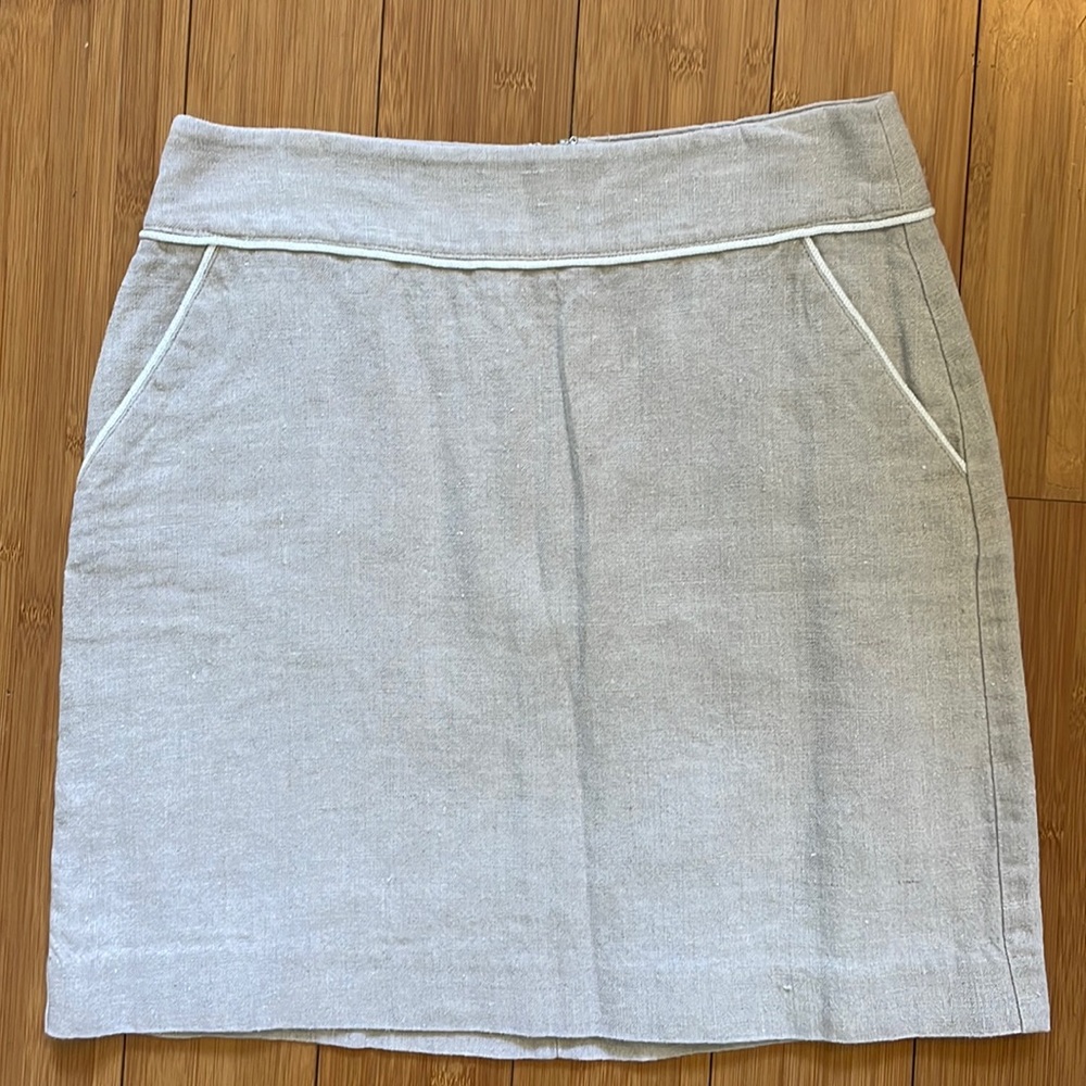 🎉BOGO🙂 Linen loft work skirt with pockets